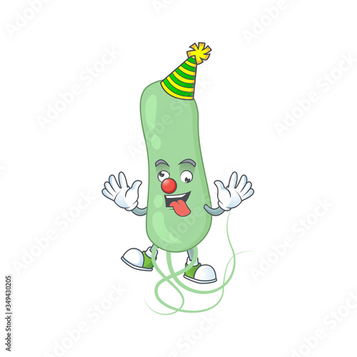 entertaining Clown aquificae caricature character design style