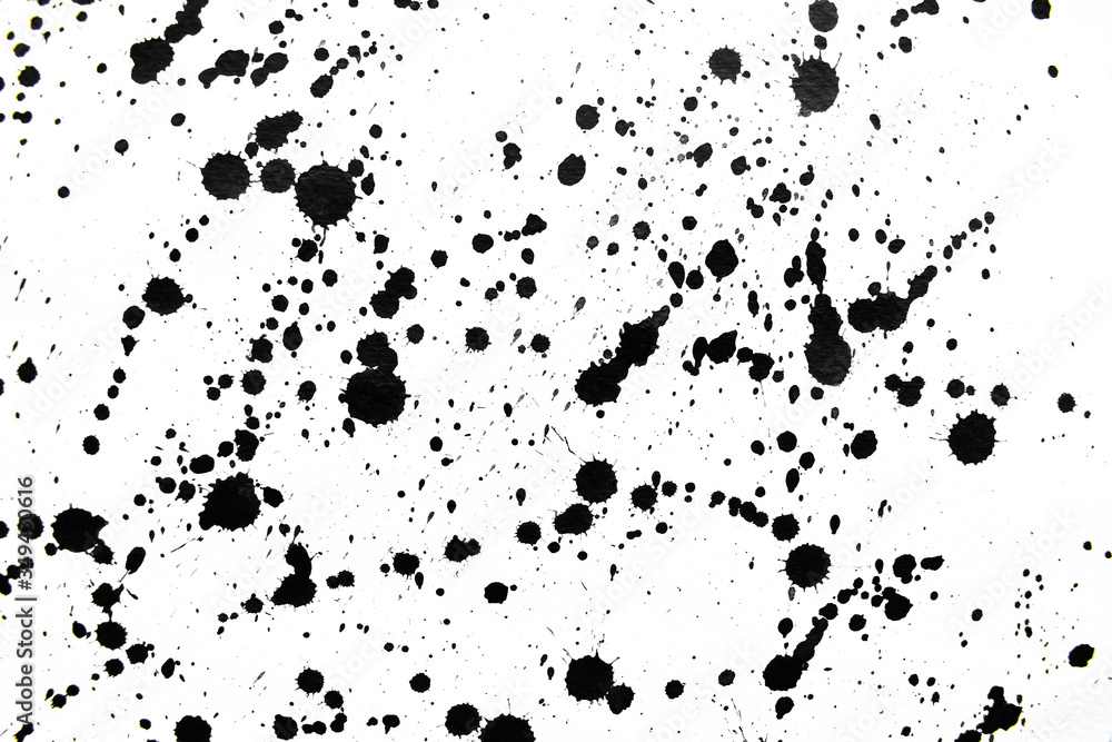 Background splash black on paper. Creative abstract art from ink and watercolor. Background splash black on paper. Creative abstract art from ink and watercolor.