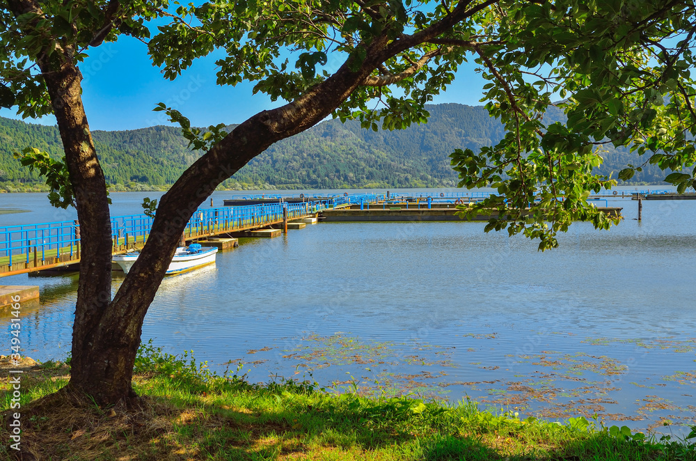 滋賀県の余呉湖