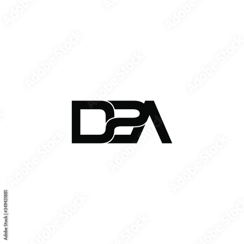 d2a letter original monogram logo design