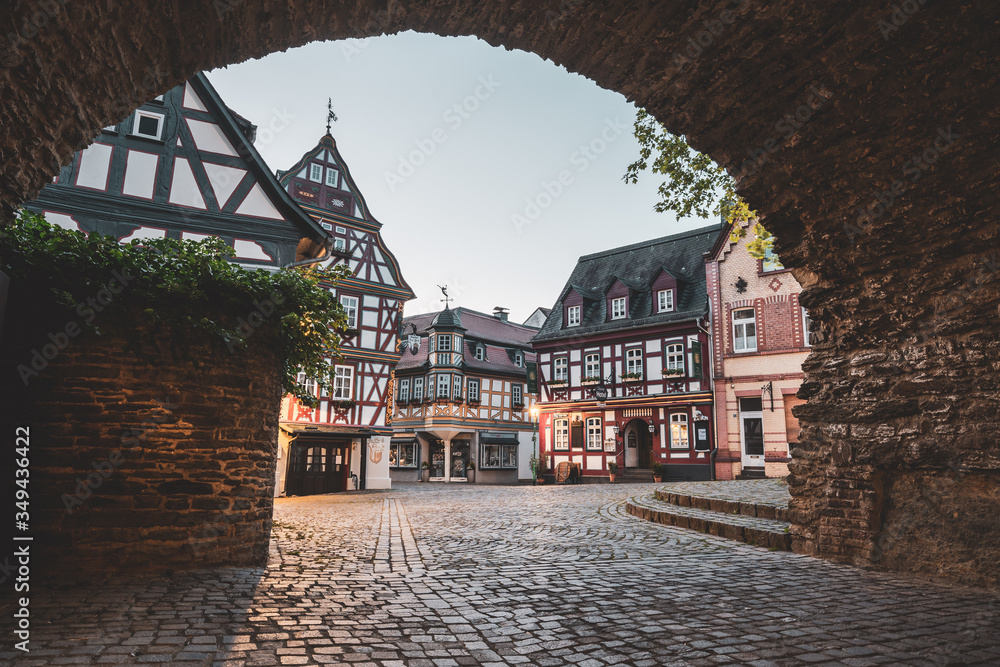 Altstadt Idstein - obrazy, fototapety, plakaty 