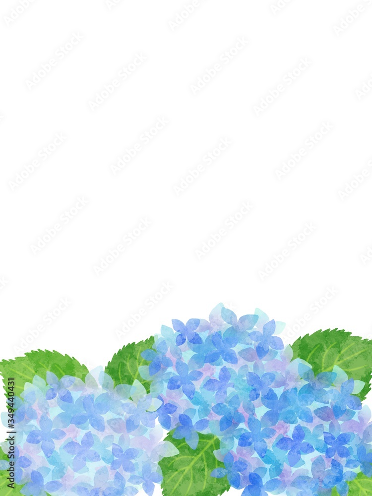 紫陽花 あじさい フレーム 下枠 青 水色 Stock Illustration Adobe Stock 紫陽花 あじさい フレーム 下枠 青 水色 Stock Illustration Adobe Stock