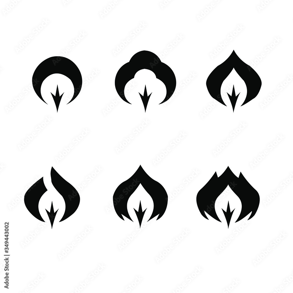 Simple tree icon in vector Simple tree icon in vector