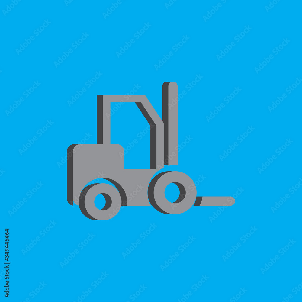 FORKLIFT ICON , INDUSTRIAL ICON VECTOR FORKLIFT ICON , INDUSTRIAL ICON VECTOR