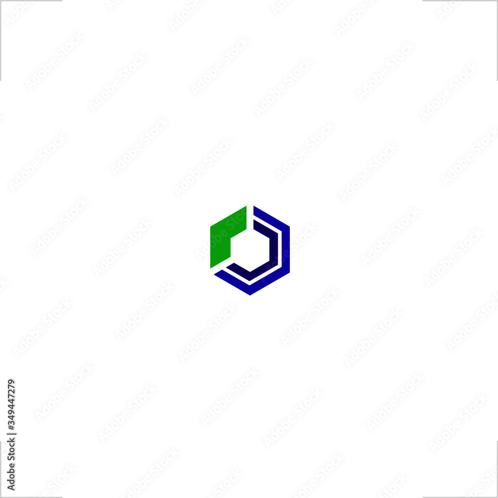 abstract hexagon logo arrow modern design abstract hexagon logo arrow modern design