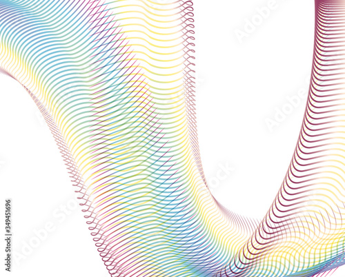 Abstract background blend wave line design for Wallpaper, Banner, Background, Card, Book Illustration, landing page