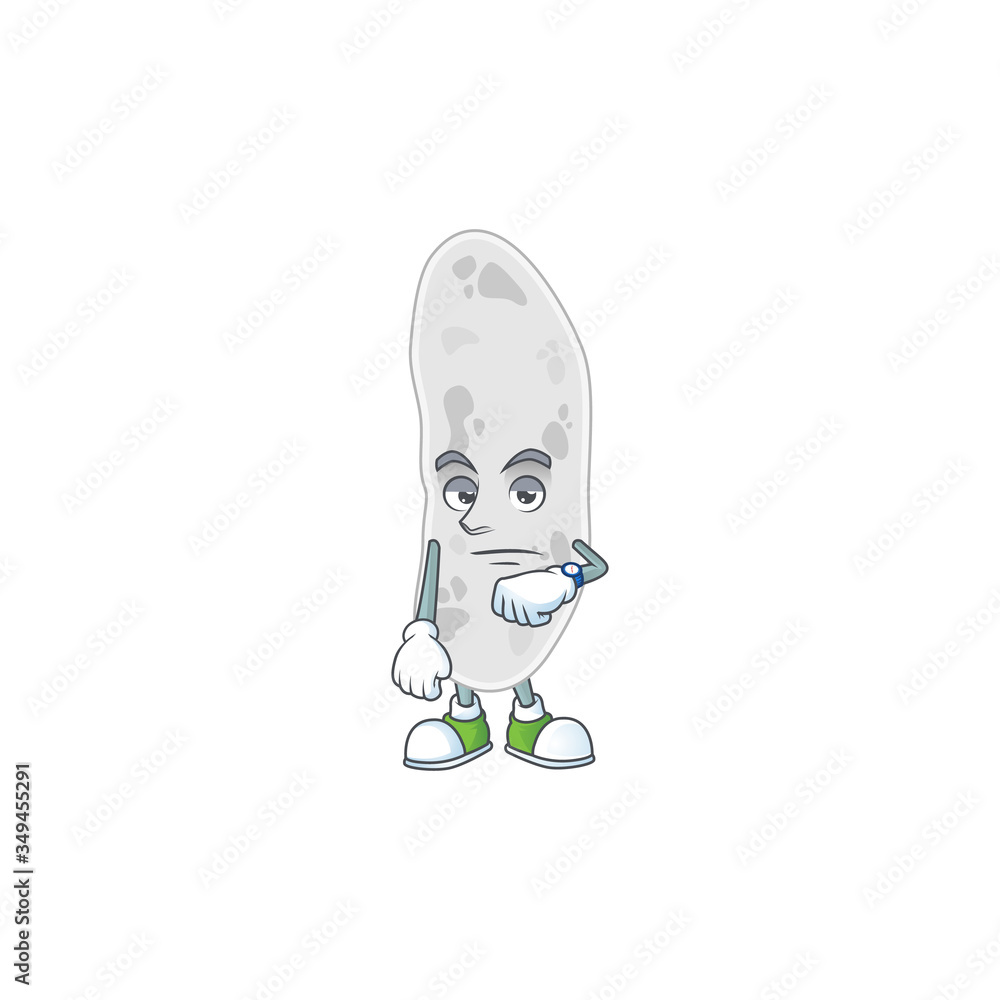 Gemmatimonadetes showing waiting gesture cartoon design concept Gemmatimonadetes showing waiting gesture cartoon design concept