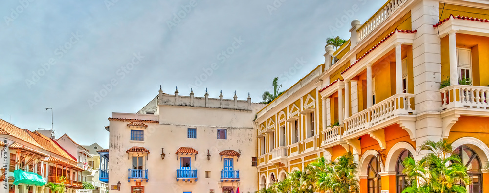 Cartagena, Colombia: Colonial center, HDR Image