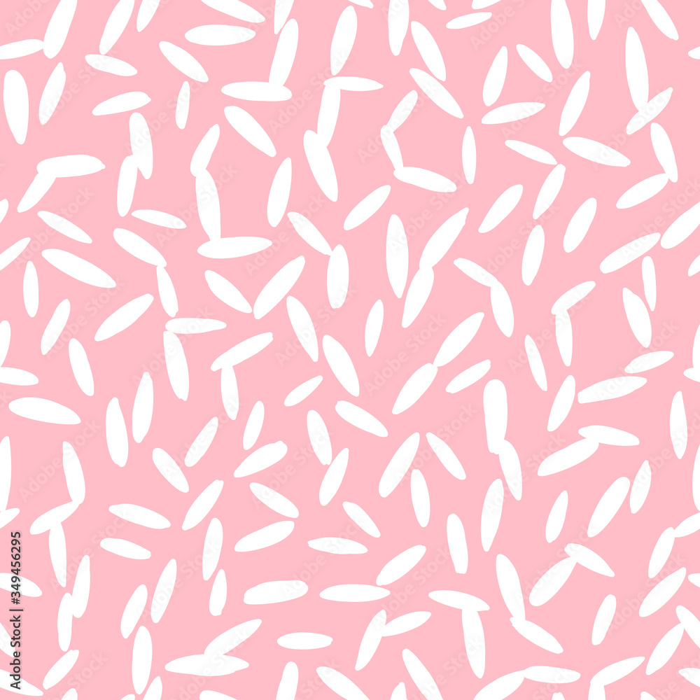 Hand drawn rice vector seamless pattern Hand drawn rice vector seamless pattern