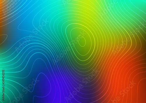 Abstract background with a contour map design