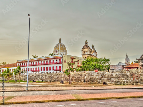 Cartagena, Colombia: Colonial center, HDR Image photo