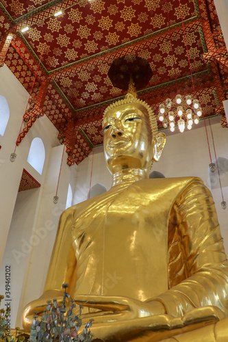 Phra Mahaphutthaphim at Wat Chaiyo Worawihan, Ang Thong province, Thailand. photo