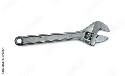 wrench isolated on white background © Thawatchai Images