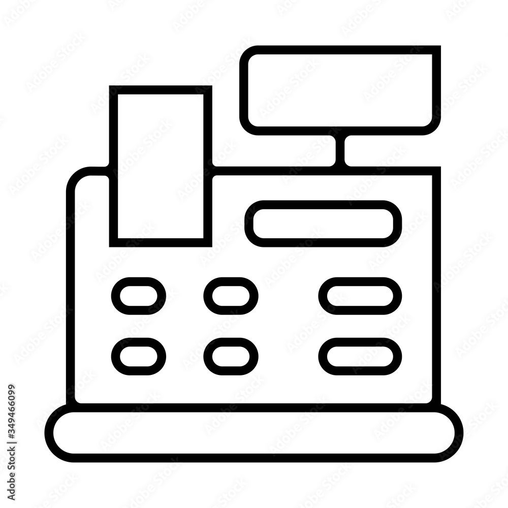 cash box icon vector illustration cash box icon vector illustration