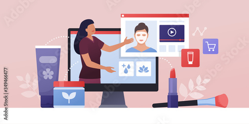 Online beauty tutorials and professional courses