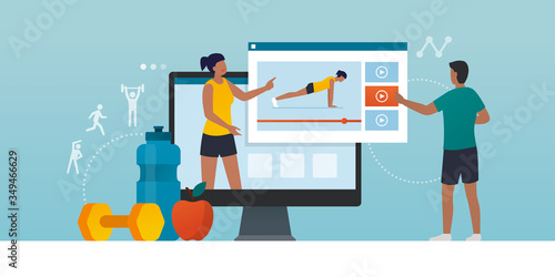 Fitness trainer online