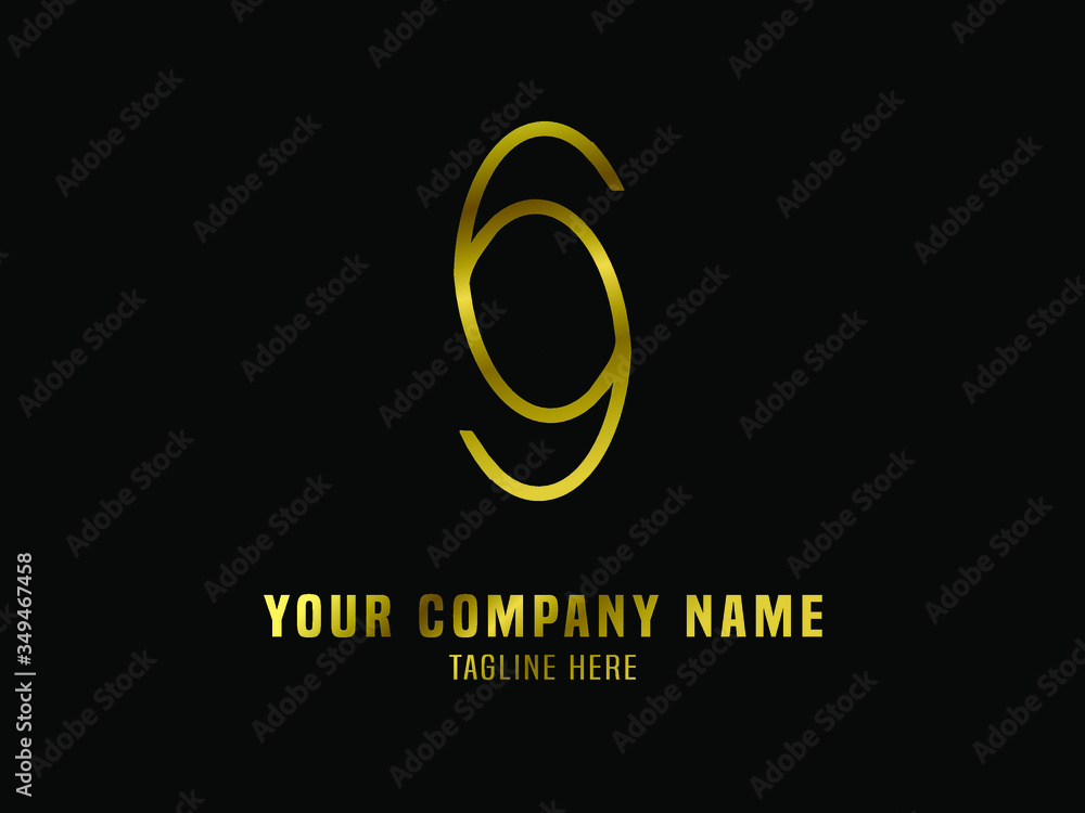 Abstract Logo Vector Gradient Gold Abstract Logo Vector Gradient Gold