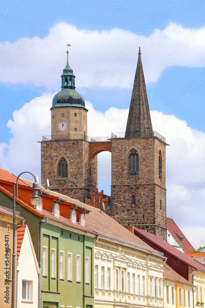 The St. Nikolai church of Jueterbog, federal state Brandenburg - Germany