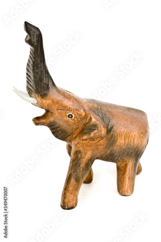 wooden figurine of an elephant