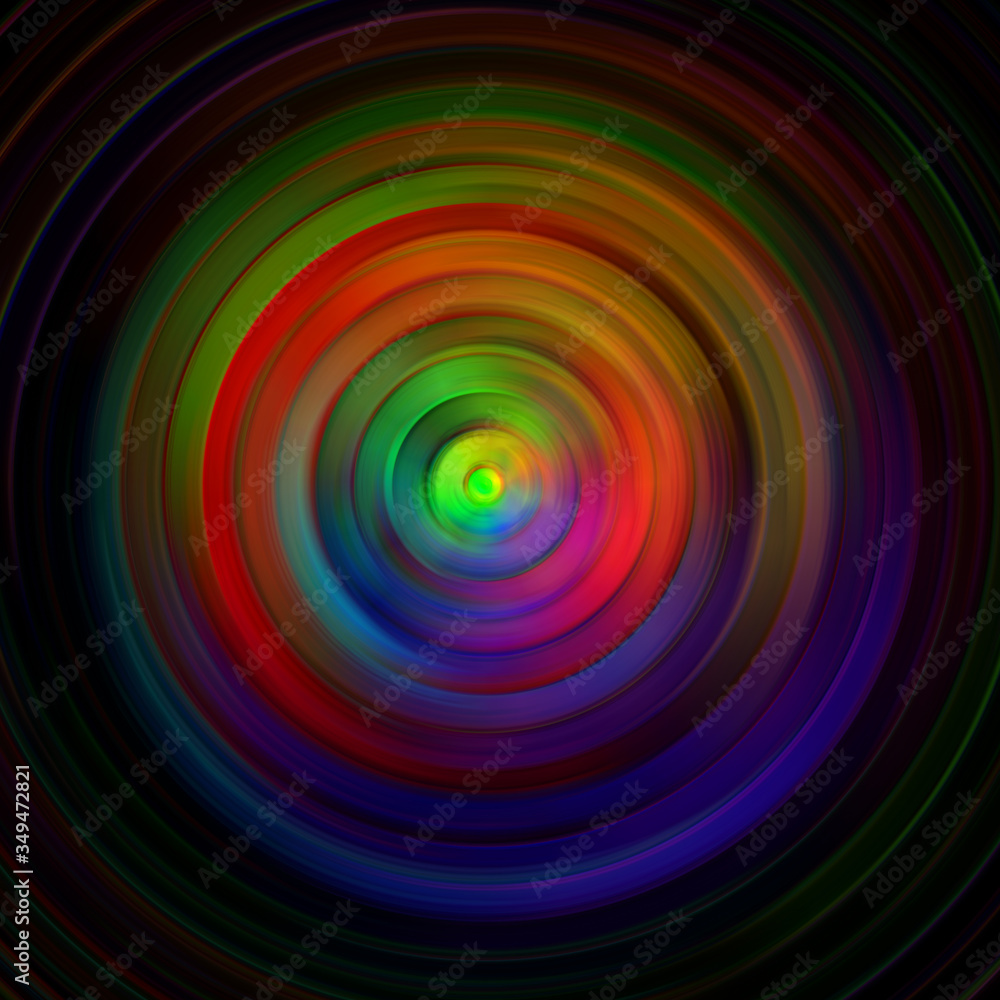 background of colored concentric circles background of colored concentric circles