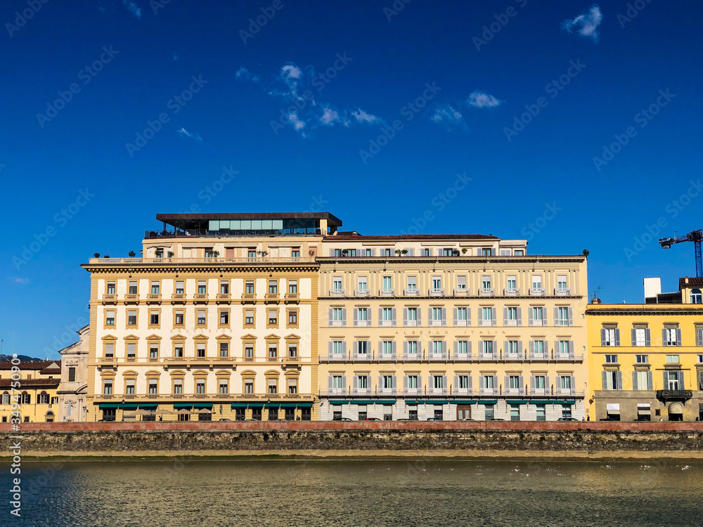 Building on the Arno River