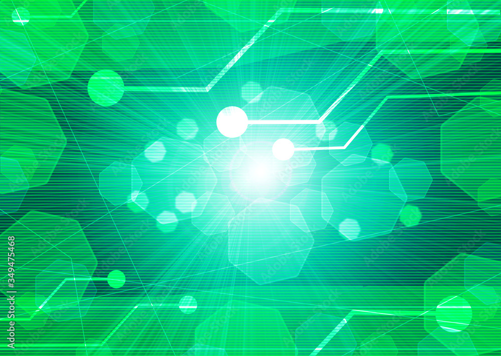computer motherboard on a green background computer motherboard on a green background