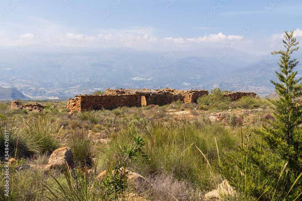 Fototapeta premium ruins of an old house in La Alpujarra (Spain)