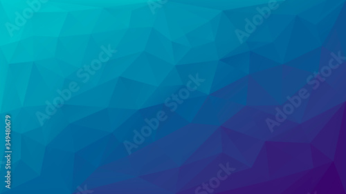 Dark blue gradient polygon background.