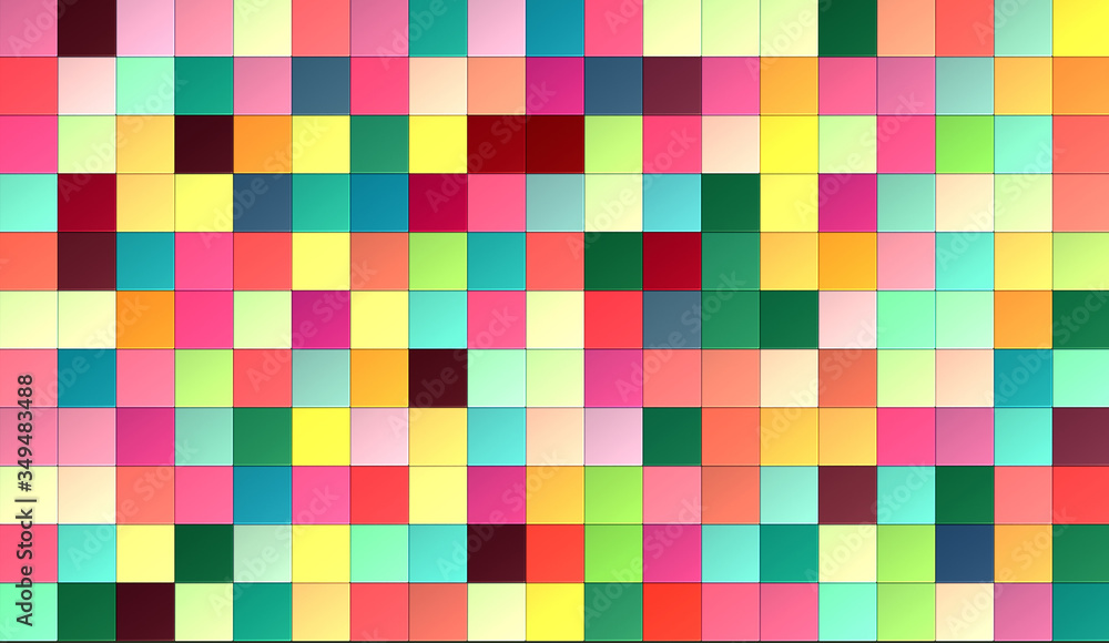 tiles of different colors over a large area tiles of different colors over a large area