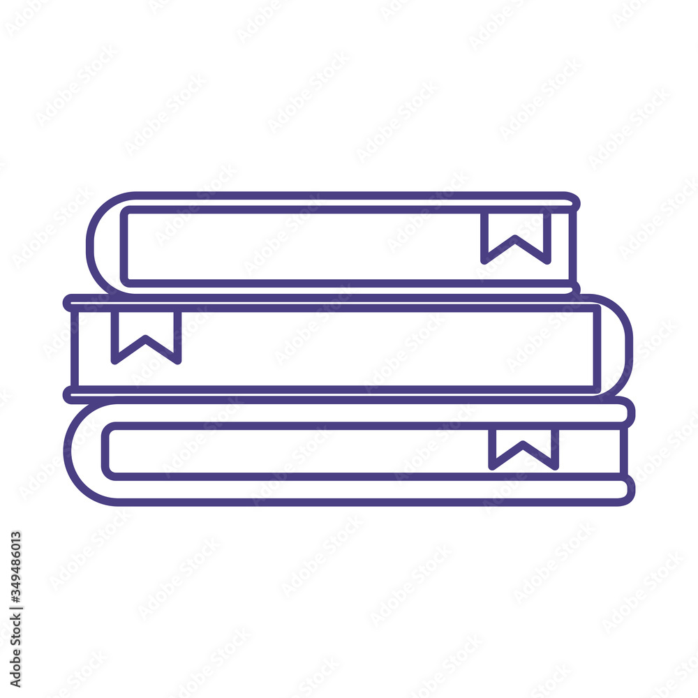 school stack of books isolated icon design school stack of books isolated icon design