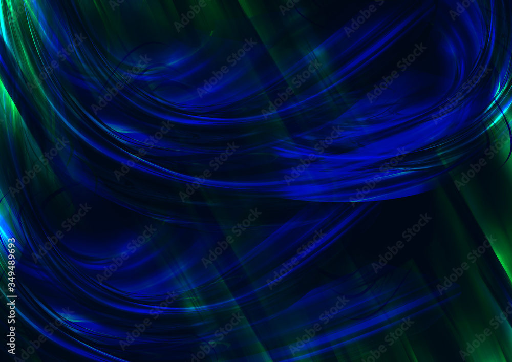 Fototapeta premium Abstract blue background. Abstract art blue concept background,