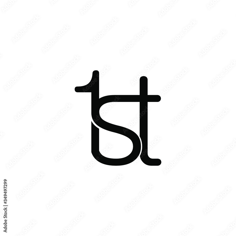 1st typography letter original monogram logo design 1st typography letter original monogram logo design