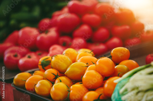 Fresh tomatoes at Farmers  market