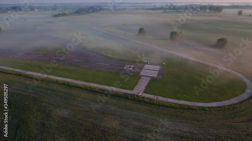 Aerial view of flying helicopter. High quaility footage, Ukraine