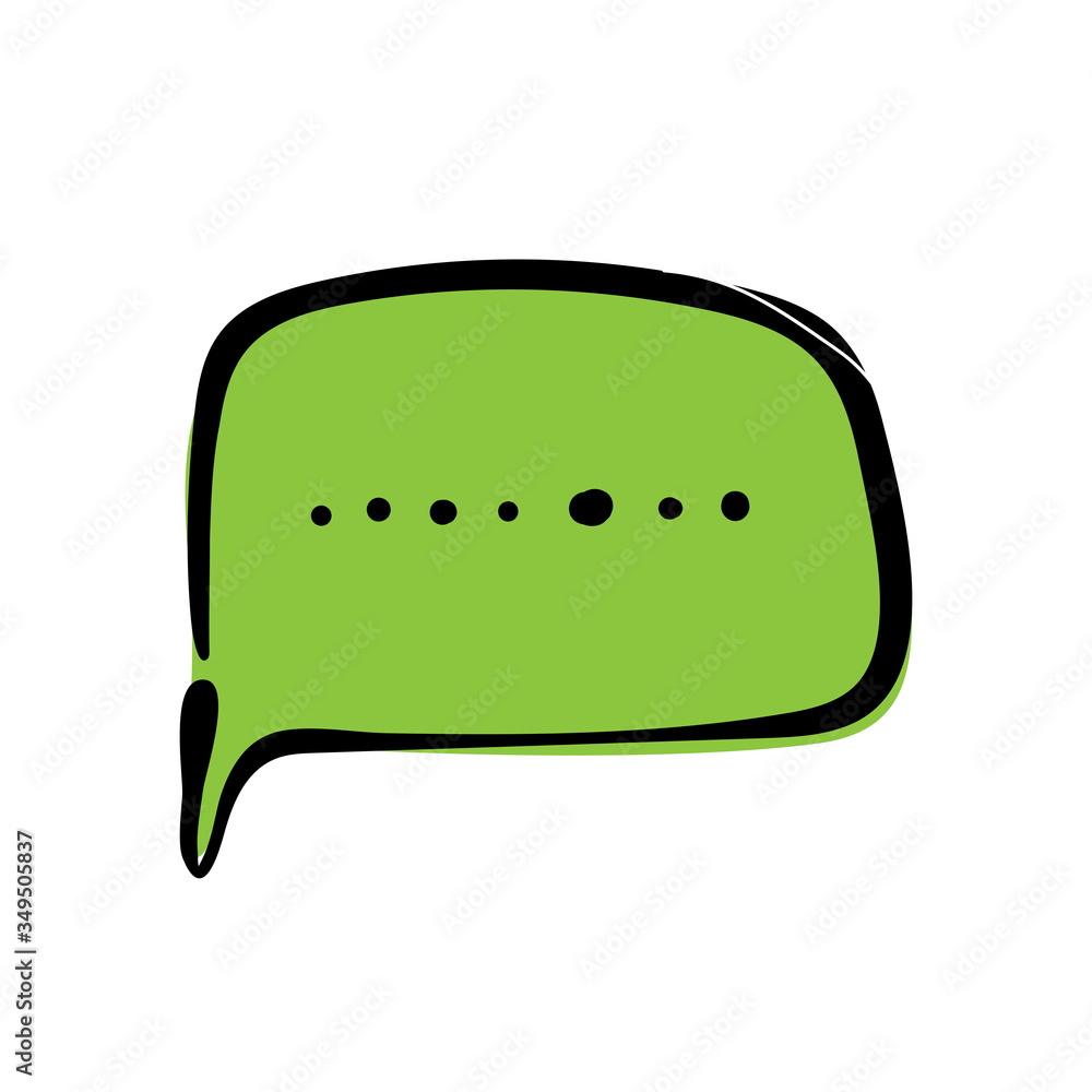 WebChat icon. Dialog text on white background WebChat icon. Dialog text on white background