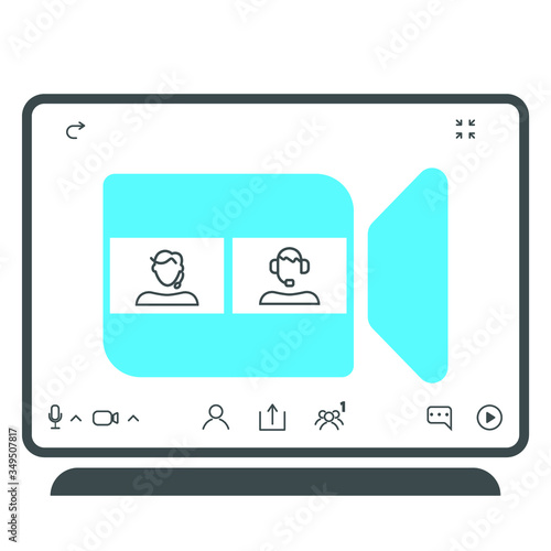 Vector graphics, video conferencing, remote work