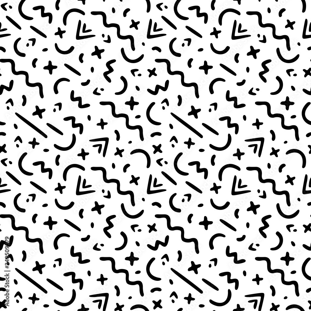 Memphis Pattern, seamless vector illustrator Memphis Pattern, seamless vector illustrator