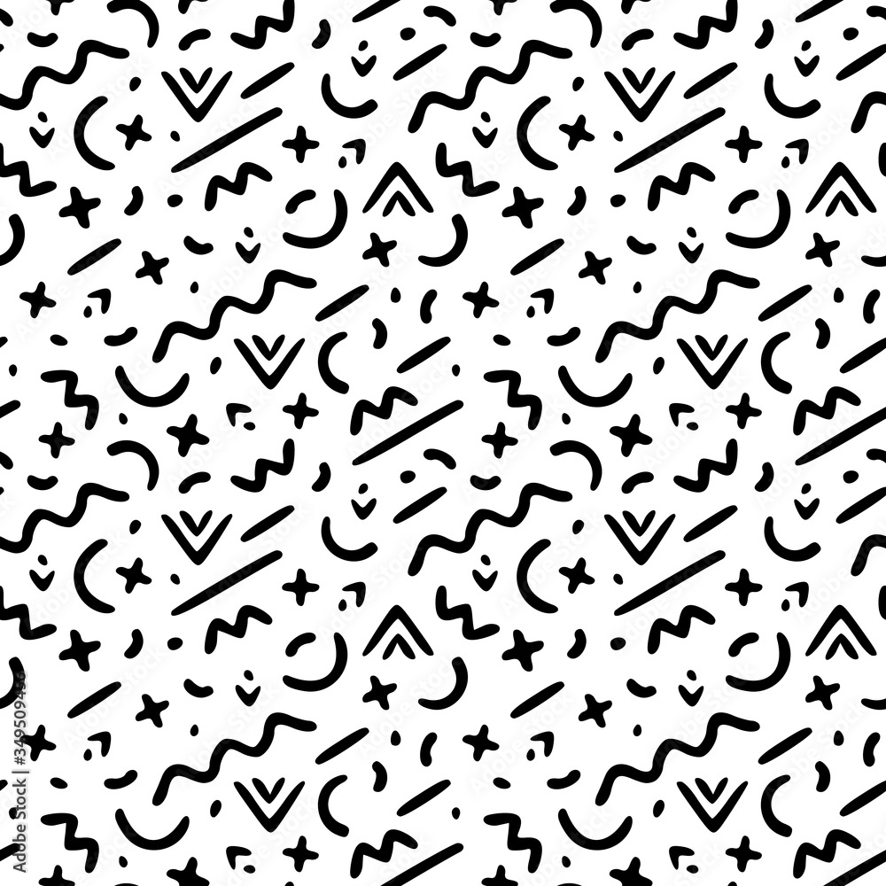 Memphis Pattern, seamless vector illustrator Memphis Pattern, seamless vector illustrator