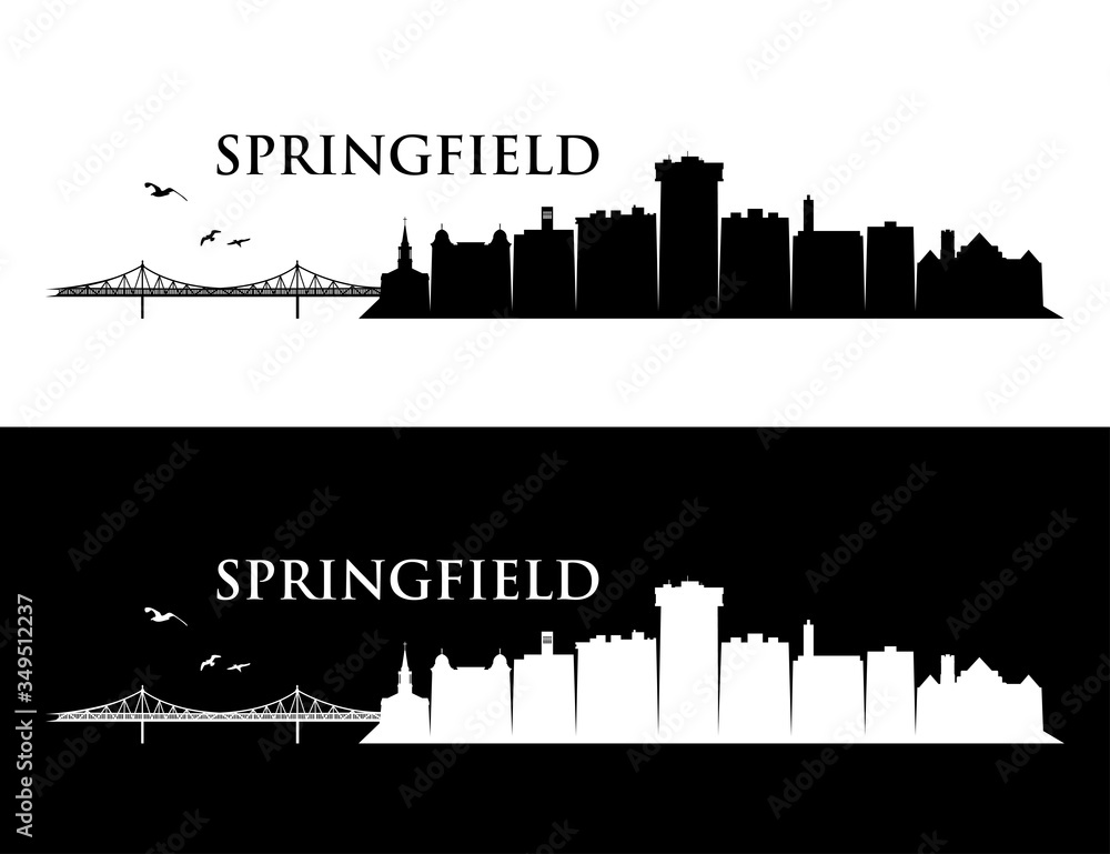 Springfield skyline - United States of America, USA, Missouri - vector illustration
