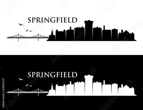 Springfield skyline - United States of America, USA, Missouri - vector illustration
