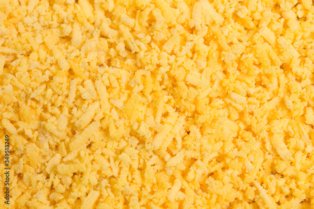 Background from shredded yolk eggs. Close-up. Background from shredded yolk eggs. Close-up.