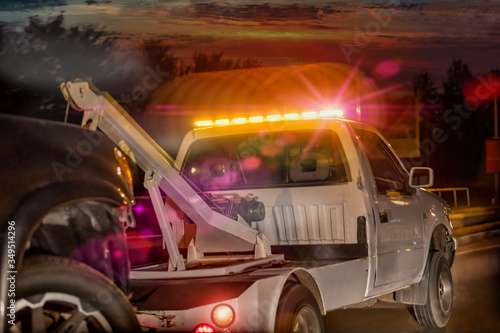 Photography Towing truck