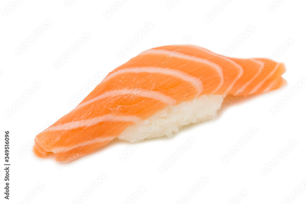 Nigiri Sushi isolated in a white background.