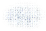 white digital matrix of binary code numbers background