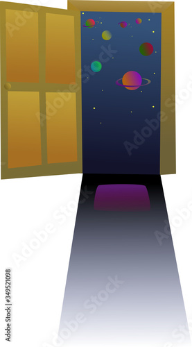 Door open on another universe