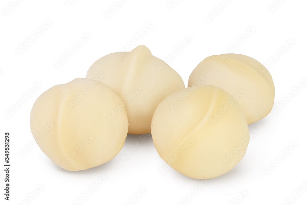 macadamia nuts isolated on white background with clipping path and full depth of field macadamia nuts isolated on white background with clipping path and full depth of field