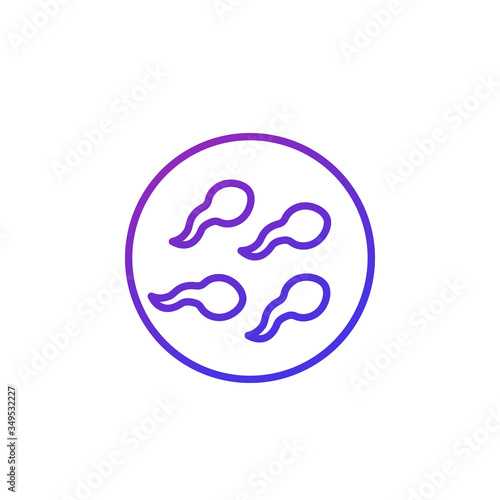 insemination line icon on white