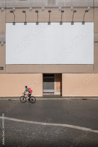 Empty billboard photo