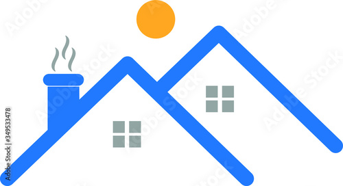 Modern home icon. house icon vector illustration