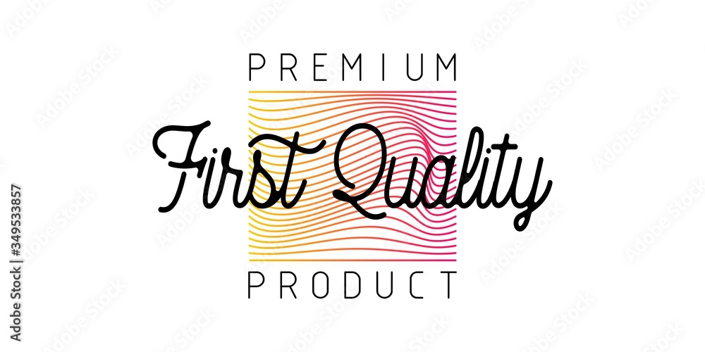 First Quality Premium Product New Arrival Tag Quality Production Badges, clothing tags, elegant line design